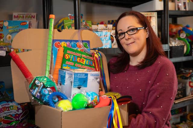 Louise Gartland from Drumaness has been inundated with orders after launching a sensory box business, thanks to support from the Go For It Programme in association with Newry, Mourne and Down Council