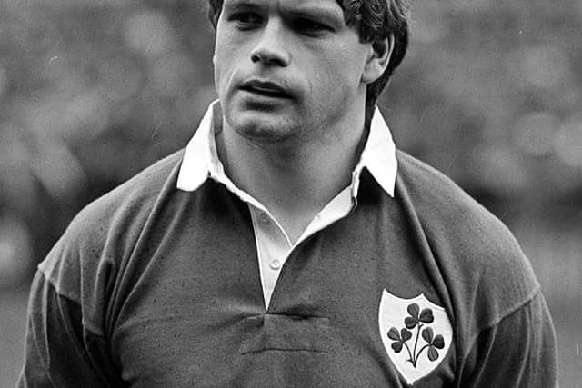 Trevor Ringland in his Ireland rugby playing days. He is also a solicitor, reconciliation activist and former political candidate