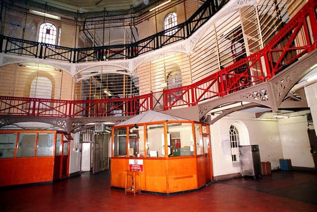 Inside one of the Crumlin Road Jail’s former wings