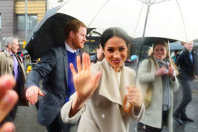 23/03/2018
Prince Harry and Meghan Markle on a visit to Belfast