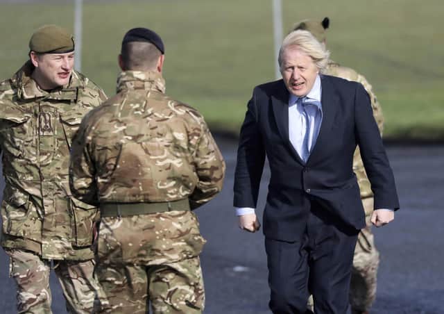 London, which commentators including Ben Lowry have accused of being weak over Northern Ireland, is taking a more robust line in defence of the Union. Boris Johnson’s visit yesterday, meeting soldiers who are helping with Covid, was part of that