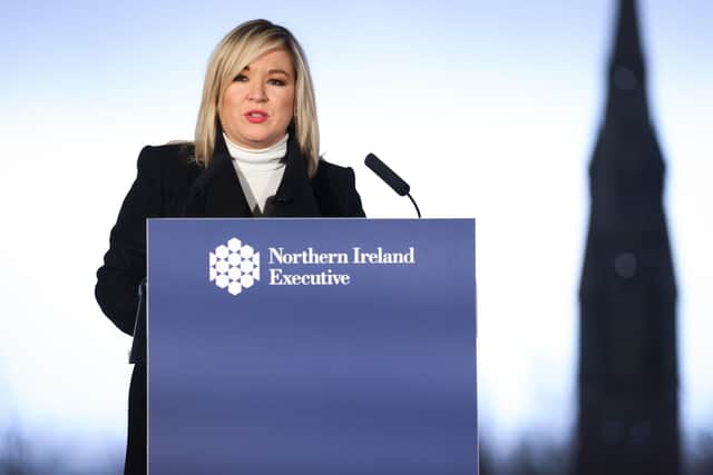 Michelle O’Neill, the Sinn Fein deputy first minister, had tweeted earlier yesterday: “Have sought clarification from the Health Minister about the temporary suspension of use of the Astra Zeneca vaccine elsewhere, and what these developments may mean for the North"