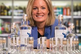 Catherine Maguire with the Captain Sir Tom's London Dry Gin