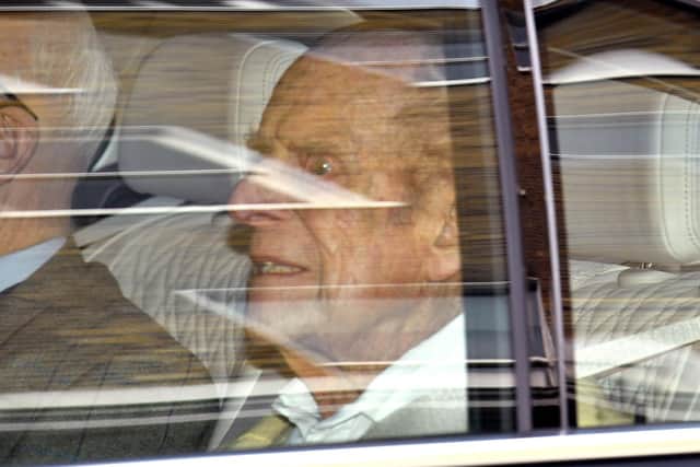 Prince Philip leaves hospital after a month.