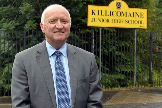 Mr Hugh McCarthy was principal of Killicomaine Junior High School for 23 years