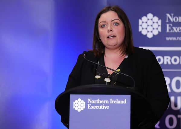 The DUP claims Deirdre Hargey’s department is straying into its responsibilities in the Department of Education on sex education.