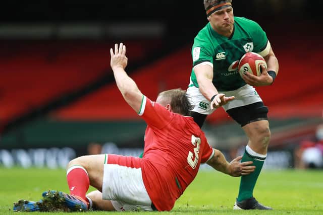 CJ Stander in action against Wales