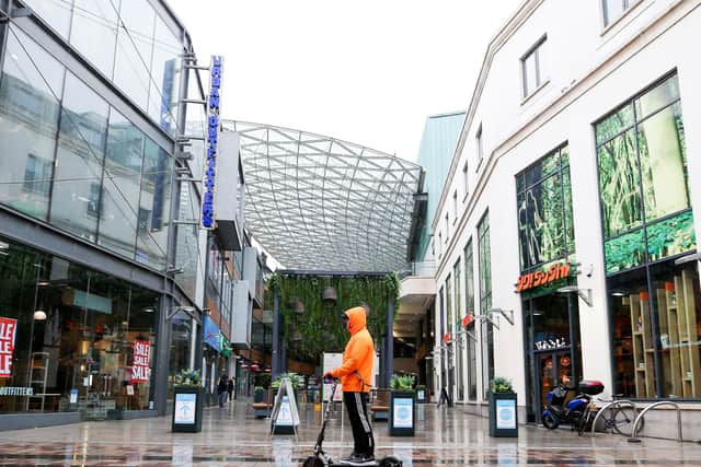 Belfast city centre remains in lockdown due to Covid-19 restrictions. 

Picture: Jonathan Porter/PressEye