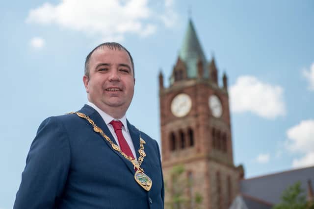 Mayor of Derry City and Strabane District Council, Councillor Brian Tierney