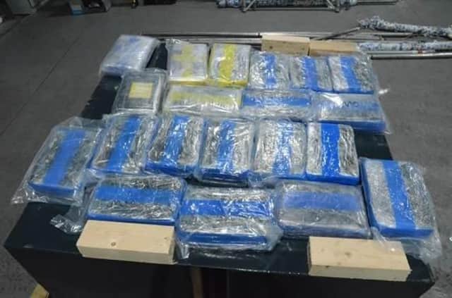 The cocaine seized by the NCA
