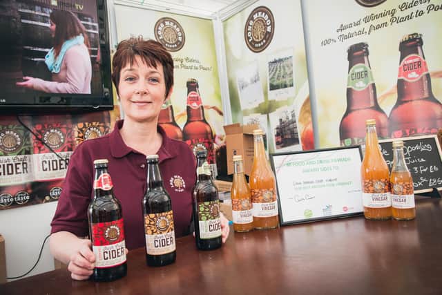 Catherine McKeever of Long Meadow Craft Cider in Armagh which has just been listed by Amazon UK, the leading online retailer