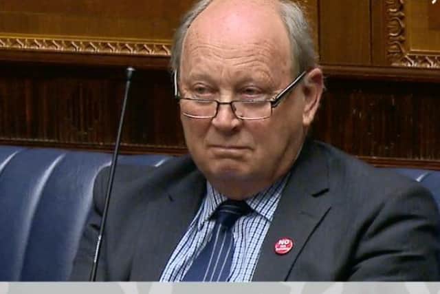TUV leader and MLA for North Antrim, Jim Allister.
