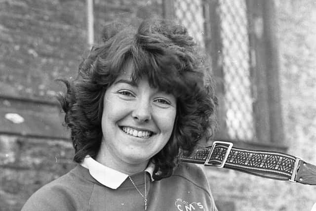 Church Missionary Society member Karen Agnew of Derriaghy was at the celebration in Down Cathedral on St Patrick's Day in March 1982. Pictures: Trevor Dickson/News Letter archives