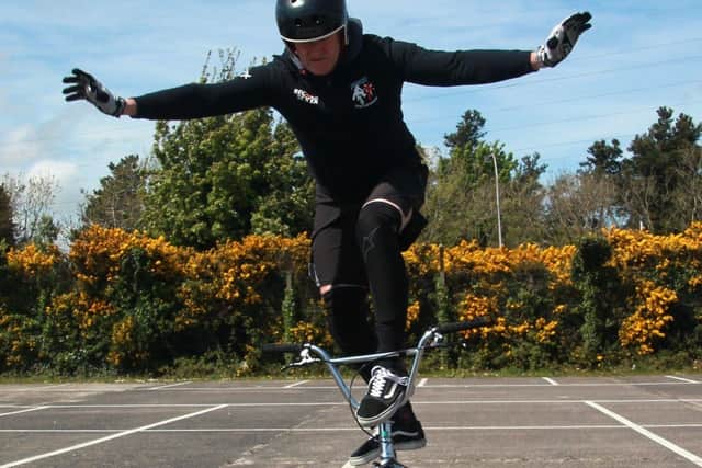 Martin Tuson, aged 53, travels around schools and youth groups to give demonstrations of his skills. He took the sport up again in 2014 after a 30-year lay off.