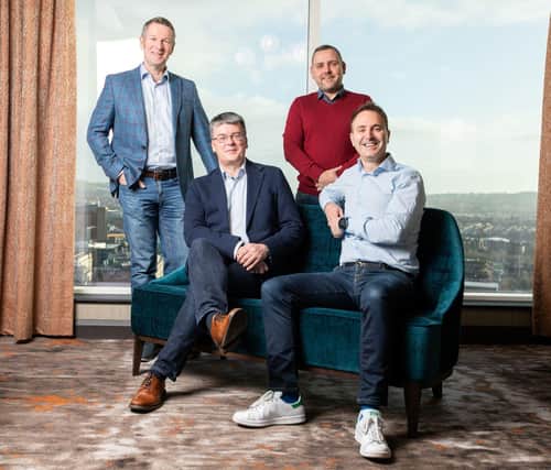 Gary Irvine, Director and CEO, Alastair Bell, Director, Johnny Matthews, Director and COO and Gareth Neil, Director