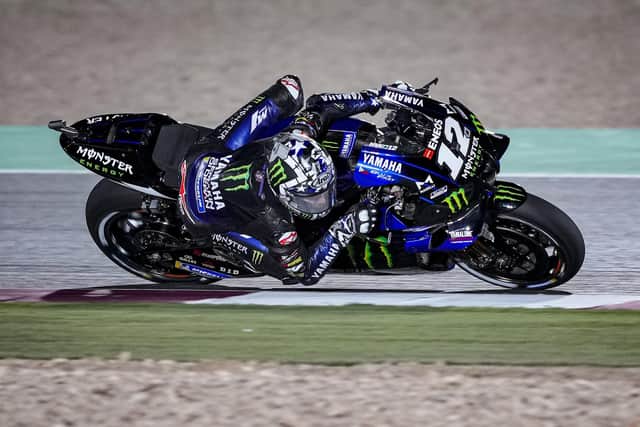 Maverick Vinales wins the opening MotoGP of 2021. Pic by FAlePhoto.