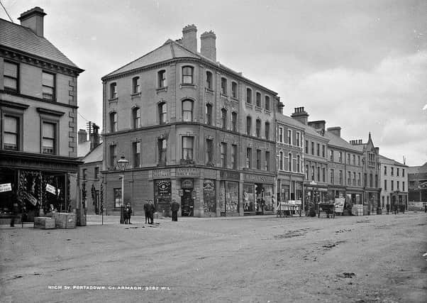 High Street, Portadown, Co Armagh. NLI Ref: L_ROY_09282. Picture: National Library of Ireland