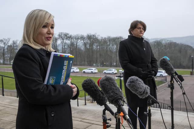 Arlene Foster and Michelle O’Neill will now not interview candidates, after failing to appoint anyone when they conducted interviews