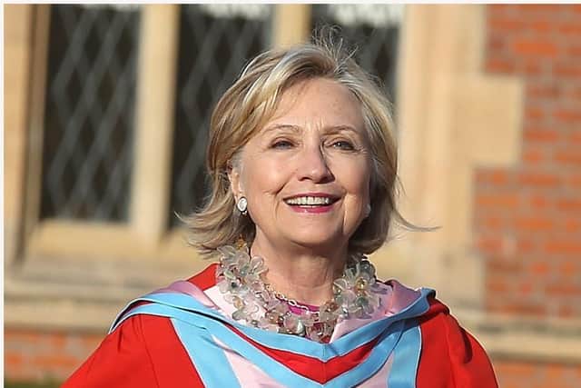 Hillary Clinton is to have an online conversation hosted by the QUB website