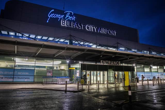 Belfast City Airport.