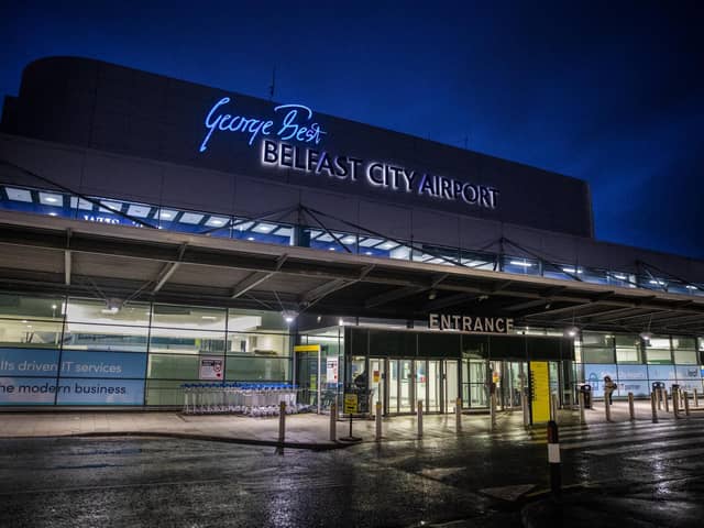 Belfast City Airport.