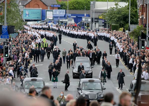 There was a disgraceful and blatant breach of the Covid social distancing guidance and regulations by republicans at the Bobby Storey funeral, writes Lord McCrea