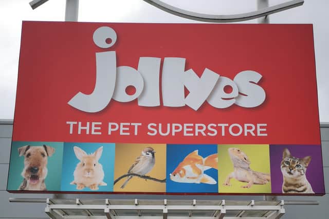 Jollyes, the Northern Ireland pet store, is taking action
