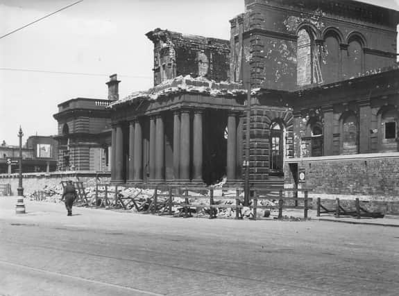 York Road Station after the 1941 Blitz