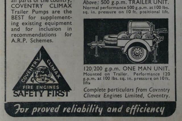 Trailer Pump advertisement during WWII
