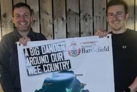 Connor Ferguson and Ian Reid are walking around the whole of Northern Ireland in 12 days to raise support for Ards charity Beyond the Battlefield and those battling PTSD and mental health issues.