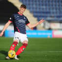 Ben Hall in action for Falkirk