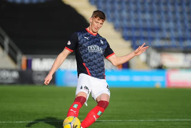 Ben Hall in action for Falkirk