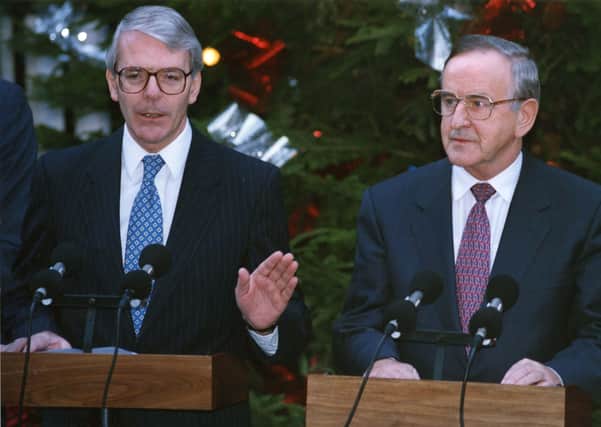 The Downing Street Declaration of December 1993, agreed by Albert Reynolds and John Major, is the foundation on which the peace process was built, says John Bruton. "‘I would like to see Irish unity, but we must first build sustained reconciliation," he writes