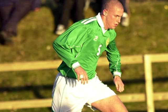 Joe Dolan played six times at U21 level for Northern Ireland and also earned five U18 caps.