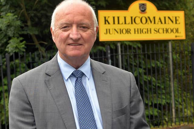 Hugh McCarthy was principal of Killicomaine Junior High School for 23 years