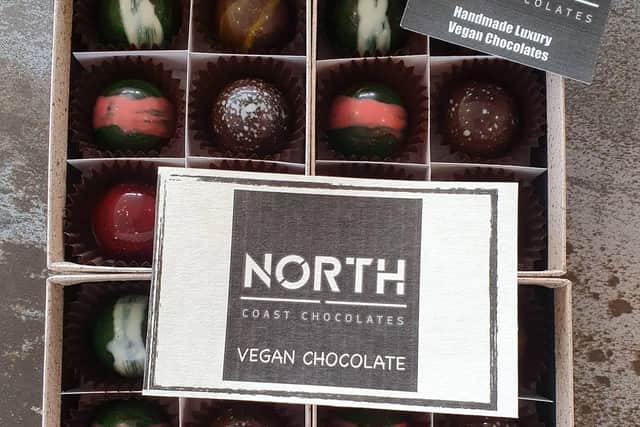 Ruaraidh Bailey of North Coast Chocolates in Ballymoney is committed to ethical production and sustainability especially in packaging