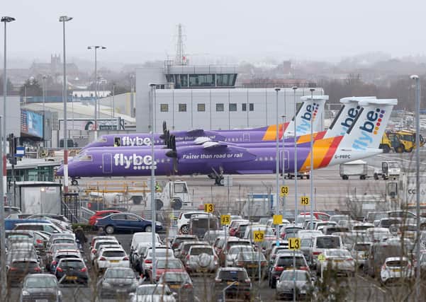 Flybe planes at Belfast City Airport. Photo Laura Davison/Pacemaker Press