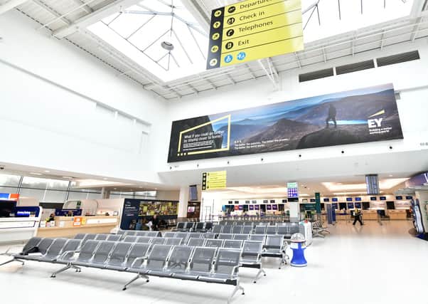 Flybe is hugely significant for Belfast City Airport, which was deserted yesterday