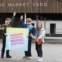 Young stars from The Music Yard in Larne looking forward to sharing the bill with Hothouse Flowers and Eddi Reader at the Friends’ Goodwill Music Festival in May.