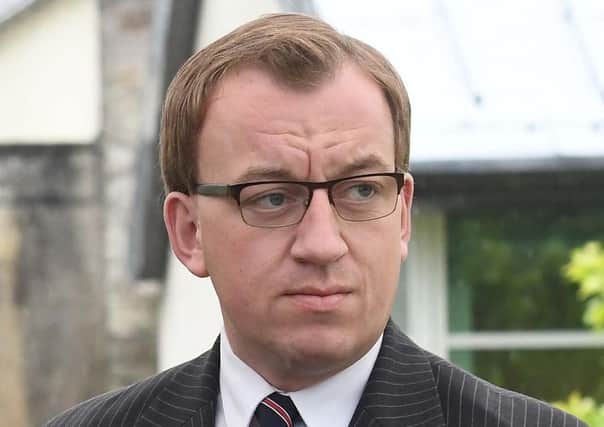 DUP MLA Christopher Stalford recounted three experiences of harrassment