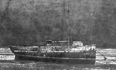 Mullogh beached in New Zealand 1923