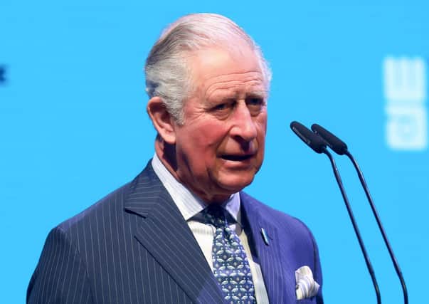 The Prince of Wales spoke about promoting reconciliation on the island of Ireland. Photo: PA Wire