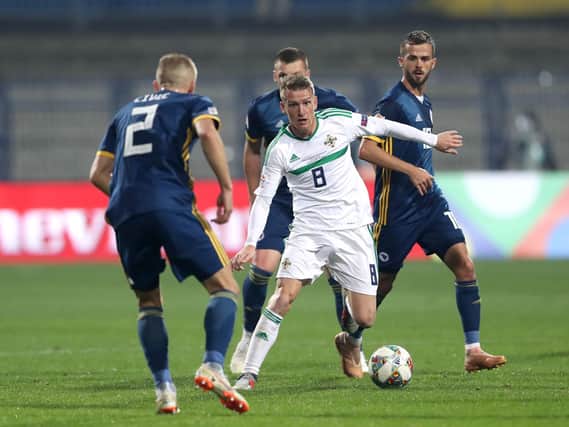 Northern Ireland lost twice to Bosnia in the Nations League