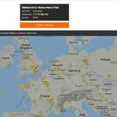This is the EasyJet web page concerning flights to Venice as of March 11, 2020