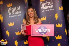 Lauren Hampshire has been named winner of the Digital Entrepreneur Award at the Digital Women Awards in London