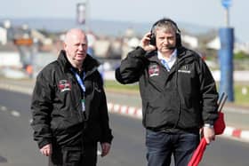 North West 200 Event Director Mervyn Whyte (left) with Clerk of the Course Stanleigh Murray.