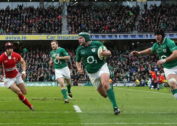 Rory Best on show for Ireland. Pic by PA.