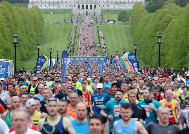 Almost 19,000 runners took part in last year’s Belfast Marathon
