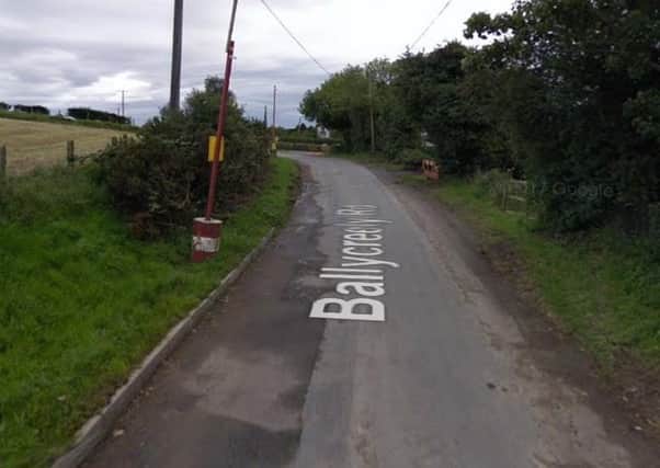 The Ballycreely Road in Comber. Google image