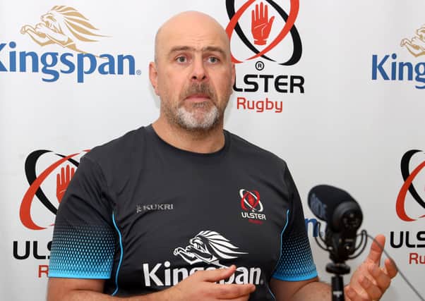 Ulster Rugby head coach Dan McFarland. Pic by Pacemaker.